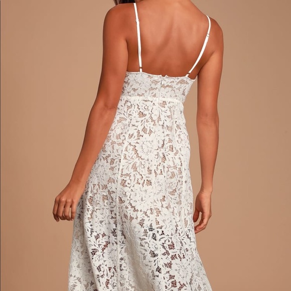 Lulu’s - XS One Wish White Midi Dress - Picture 3 of 6